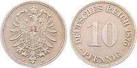 Deutschland 10 Pfennig 10 Pfennig 1875 H J 004 ss- -