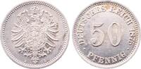 Deutschland 50 Pfennig 50 Pfennig 1875 A J 007 vz/st -