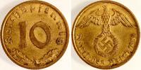 Deutschland  10 Pfennig 1936A J 364 Drittes Reich ss/vz