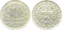 1 Reichsmark 1939 Deutschland 1 Reichsmark 1939 B J 354 fast VZ, selten fast vorzüglich