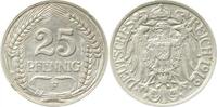 Deutschland 25 Pfennig 25 Pfennig 1912 F J 018 ss/vz min Rf -