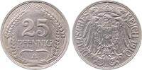 Deutschland 25 Pfennig 25 Pfennig 1910 A J 018 ss -