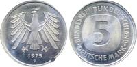 Deutschland 5 Mark Fehlprägung 5 DM 1975 J zweimal nacheinander geprägt -