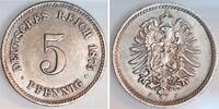 Deutschland 5 Pfennig 5 Pfennig 1875 J J 003 prfr -