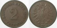 Deutschland 2 Pfennig 2 Pfennig 1874 B J 002 Kaiserreich -