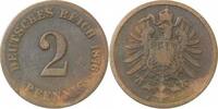 Deutschland 2 Pfennig 2 Pfennig 1876G s/ss J 002 -