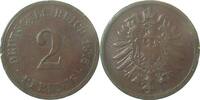 Deutschland 2 Pfennig 2 Pfennig 1875G J 002 Kaiserreich -