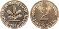 Deutschland 2 Pfennig 2 Pfennig 1958 F PP Auflage: J 381 -
