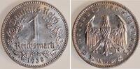 1 Reichsmark 1938 Deutschland 1 Reichsmark 1938 E f.prfr/f.stgl J 354 vz/st