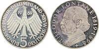 Deutschland 5 DM 5 DM Fontane 1969 G PP- Proof- J 399 -