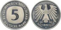 Deutschland 5 Mark 5 DM 1991 A PP Proof J 415 -
