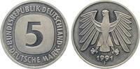 Deutschland 5 Mark 5 DM 1991 J PP Proof J 415 -