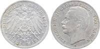 Deutschland 3 Mark 3 Mark Baden 1910 G ss/vz beginnende Patina Friedrich -