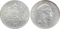 Deutschland 3 Mark 3 Mark Preussen 1910 A minimale Krätzerchen J 103 Wilhelm II -