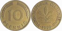 BRD 10 Pfennig 1950 ohne Münzzeichen -