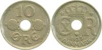 Dänemark 10 Öre Fehlprägung 10 Öre Denmark 1935,ohne Riffelrand KM 822 2 -