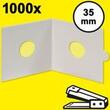 HARTBERGER-Münzrähmchen 35 mm, zum Heften, 1000er-Packung