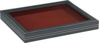 Sammelkassette NERA M mit Sichtfenster mit dunkelroter Einlage -