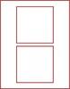 d-Box RAUCHGLAS mit 2 quadratischen Fächern 125 x 125 mm für Münzen/Medaillen und sonstige Sammelobjekte -