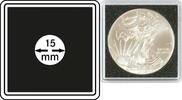 Münzkapseln CARRÉE 15 mm, 4er Pack -