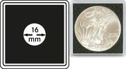 Münzkapseln CARRÉE 16 mm, 4er Pack -