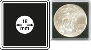 Münzkapseln CARRÉE 18 mm, 4er Pack -