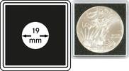 Münzkapseln CARRÉE 19 mm, 4er Pack -