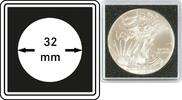 Münzkapseln CARRÉE 32 mm, 4er Pack -
