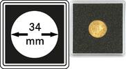 Münzkapseln CARRÉE 34 mm, 4er Pack -
