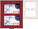 Sammelbox RAUCHGLAS mit 2 rechteckigen Fächern 170 x 107 x 29 mm -
