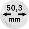 Münzkapseln Innen-Ø 50,3 mm, Innenhöhe 8,5 mm, 10er-Packung -
