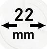 OCTO-Münzkapseln 22 mm, 2er-Packung -