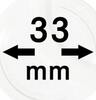 OCTO-Münzkapseln 33 mm, 2er-Packung -