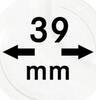 OCTO-Münzkapseln 39 mm, 2er-Packung -