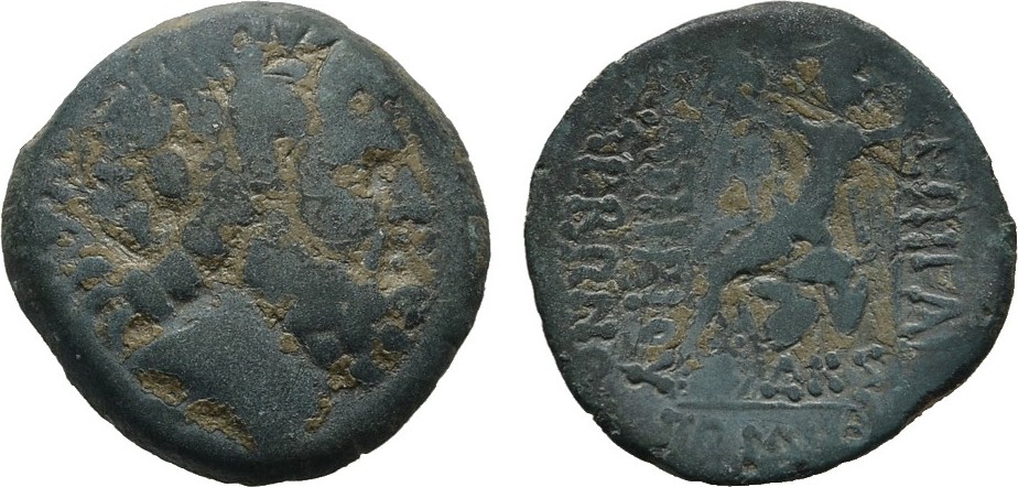 Bithynia Ae Nikomedia C Papirius Carbo Prokonsul 62 59 V Chr Grune Patina F Ma Shops