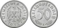 DRITTES REICH 50 Reichspfennig 1935, A. Stempelglanz 65,00 EUR  Excl. 10,00 EUR Verzending
