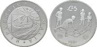 MALTA 5 Pounds 1981. Polierte Platte. 50,00 EUR  Excl. 10,00 EUR Verzending