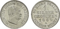 BRANDENBURG-PREUSSEN Silbergroschen 1869 A. Wilhelm I., 1861-1888. CH/GEM UNC.