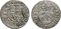 POLEN Dreipölker (1/24 Taler, Groschen) 1632 Unter Schweden. Gustav II. Adolf, 1611-1632. Rauher Schrötling, EF