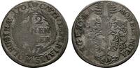 MÜHLHAUSEN IN THÜRINGEN 1/12 Taler 1701 Kl. Prägeschwäche, VF