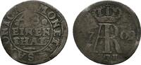 SACHSEN 1/48 Taler (Sechser) 1709 Dresden Friedrich August I., 1694-1733 (August der Starke). VF-