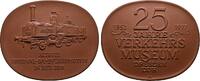 EISENBAHN Grosse braune Porzellanplakette 1977 (Meißen). Oval quer, Stem... 38,00 EUR  Excl. 10,00 EUR Verzending