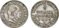 BRANDENBURG-PREUSSEN 1/2 Silbergroschen 1867, B. Wilhelm I., 1861-1888. ... 20,00 EUR  Excl. 10,00 EUR Verzending