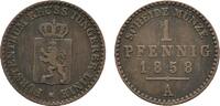 REUSS Ku.-Pfennig Heinrich LXVII., 1854-1867. -