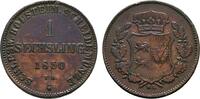 SCHLESWIG-HOLSTEIN Ku.-Sechsling 1850 Statthalterschaft, 1848-1851. VF
