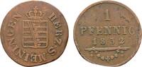 SACHSEN Pfennig 1832 Bernhard Erich Freund, 1803-1866. Etwas beschnitten... 12,00 EUR  Excl. 10,00 EUR Verzending