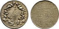RELIGION & KIRCHE Kleine vergoldete Silbermedaille o.J. (um 1770), Unbedeutender üblicher kl. Stempelriss. UNC-.