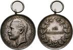 KRIEG & FRIEDEN Silbermedaille o.J. Ernst-Ludwig, 1892-1918 UNC-