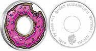 Tuvalu 1 Dollar 2019 Simpsons Donut 1oz PP 475,00 EUR  Excl. 8,30 EUR Verzending