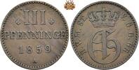 Mecklenburg-Strelitz 3 Pfennig III Pfennig 1859 -